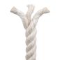 Preview: Juteseil 36 mm Weiß 100% Tossa Jute