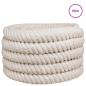 Preview: Juteseil 40 mm Weiß 100% Tossa Jute