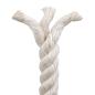 Preview: Juteseil 40 mm Weiß 100% Tossa Jute