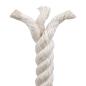 Preview: Juteseil 50 mm Weiß 100% Tossa Jute