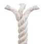 Preview: Juteseil 60 mm Weiß 100% Tossa Jute