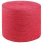 Preview: ARDEBO.de - 4 mm Rot 100% Tossa Jute
