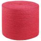 Preview: ARDEBO.de - Juteseil 8 mm Rot 100% Tossa Jute