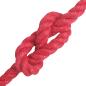Preview: Juteseil 10 mm Rot 100% Tossa Jute