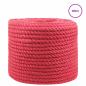 Preview: Juteseil 10 mm Rot 100% Tossa Jute