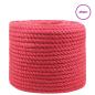 Preview: Juteseil 10 mm Rot 100% Tossa Jute