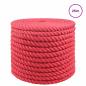 Preview: Juteseil 16 mm Rot 100% Tossa Jute