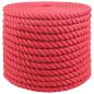 Preview: ARDEBO.de - Juteseil 20 mm Rot 100% Tossa Jute