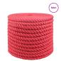 Preview: Juteseil 24 mm Rot 100% Tossa Jute