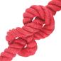 Preview: Juteseil 40 mm Rot 100% Tossa Jute