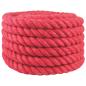 Preview: ARDEBO.de - Juteseil 50 mm Rot 100% Tossa Jute