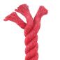 Preview: Juteseil 60 mm Rot 100% Tossa Jute