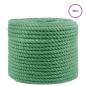 Preview: Juteseil 12 mm Grün 100% Tossa Jute