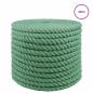 Preview: Juteseil 16 mm Grün 100% Tossa Jute