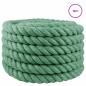 Preview: Juteseil 36 mm Grün 100% Tossa Jute
