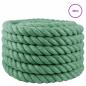 Preview: Juteseil 36 mm Grün 100% Tossa Jute