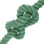 Preview: Juteseil 50 mm Grün 100% Tossa Jute