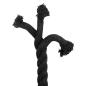 Preview: Baumwollseil 30 mm 10 m Schwarz 100% Baumwolle