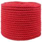 Preview: ARDEBO.de - Baumwollseil 14 mm 250 m Rot 100% Baumwolle
