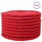 Preview: Baumwollseil 24 mm 50 m Rot 100% Baumwolle