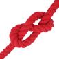 Preview: Baumwollseil 40 mm 5 m Rot 100% Baumwolle