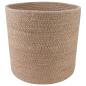Preview: Pflanztopfsatz 2 stk. Natur Ø 28 x 28 cm 100% Tossa-Jute