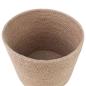 Preview: Pflanztopfsatz 2 stk. Natur Ø 21 x 21 cm 100% Tossa-Jute