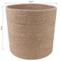 Preview: Pflanztopfsatz 2 stk. Natur Ø 21 x 21 cm 100% Tossa-Jute
