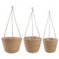 Preview: ARDEBO.de - 3 stk. Natur Ø26 x 19 cm 100% Seegras