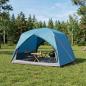 Preview: ARDEBO.de - Trekkingzelt 2 Personen Blau 185T Polyester mit PU-Beschichtung