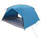Preview: Trekkingzelt 4 Personen Blau 185T Polyester mit PU-Beschichtung