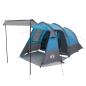 Preview: Tunnelzelt 390 x 215 x 152 cm Blau