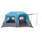 Preview: Sofort Zelt 8 Personen Blau 185T Polyester mit PU-Beschichtung