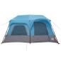 Preview: Sofort Zelt 8 Personen Blau 185T Polyester mit PU-Beschichtung
