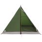 Preview: Trekkingzelt 4 Personen Grün 185T Polyester mit PU-Beschichtung