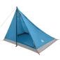 Preview: Trekkingzelt 4 Personen Blau 185T Polyester mit PU-Beschichtung