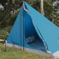 Preview: Trekkingzelt 4 Personen Blau 185T Polyester mit PU-Beschichtung