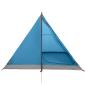 Preview: Trekkingzelt 4 Personen Blau 185T Polyester mit PU-Beschichtung