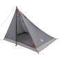 Preview: Trekkingzelt 4 Personen Grau und Orange