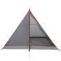 Preview: Trekkingzelt 4 Personen Grau und Orange