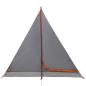 Preview: Trekkingzelt 2 Personen Grau und Orange