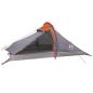 Preview: Trekkingzelt 4 Personen Grau und Orange