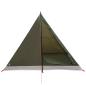Preview: Trekkingzelt 4 Personen Braun und Grau