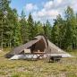 Preview: ARDEBO.de - Trekkingzelt 2 Personen Braun und Grau
