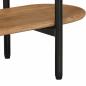 Preview: Handgefertigter Beistelltisch Teakbraun 90 x 30 x 75 cm