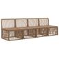 Preview: 4-Sitzer-Sofa 4 stk. 4-Sitzanzahl Beige Poly-Rattan