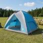 Preview: ARDEBO.de - Campingzelt mit Regenhaube wasserdicht 3 Personen Blau