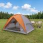 Preview: ARDEBO.de - Campingzelt mit Regenhaube wasserdicht 4 Personen