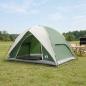 Preview: Campingzelt mit Regenhaube wasserdicht 5 Personen Grün