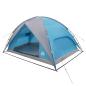 Preview: Campingzelt mit Regenhaube wasserdicht 4 Personen Blau